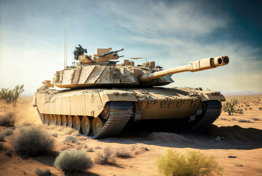 M1 Abrams tank, american War Concept Generative AI